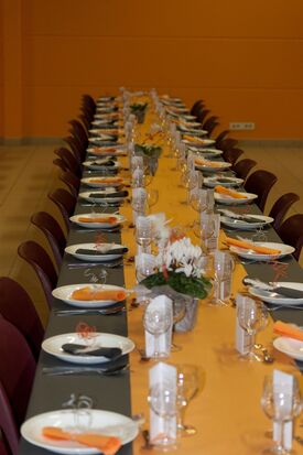 Salle des fêtes exemple de mise en place